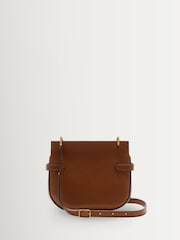 Mulberry Oak Small Amberley Satchel Classic Grain Bag - Image 4 of 7