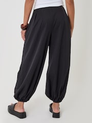 Чорний - Threadbare Balloon Trousers with Pockets - Image 3 of 4