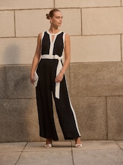 Phase Eight Black Petite Elowen Jumpsuit - Image 1 of 7