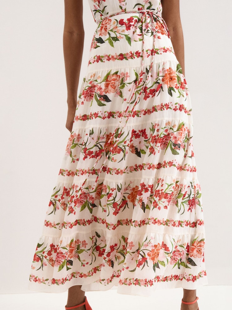 Phase Eight Cream Petite Nita Dress - Image 6 of 6