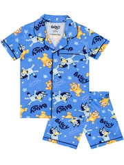 بيجامات بأزرار بتصميم شخصية Bluey - صورة 1 من 10