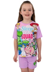 Character Purple Disney Toy Story Short Pyjamas - Image 1 of 9