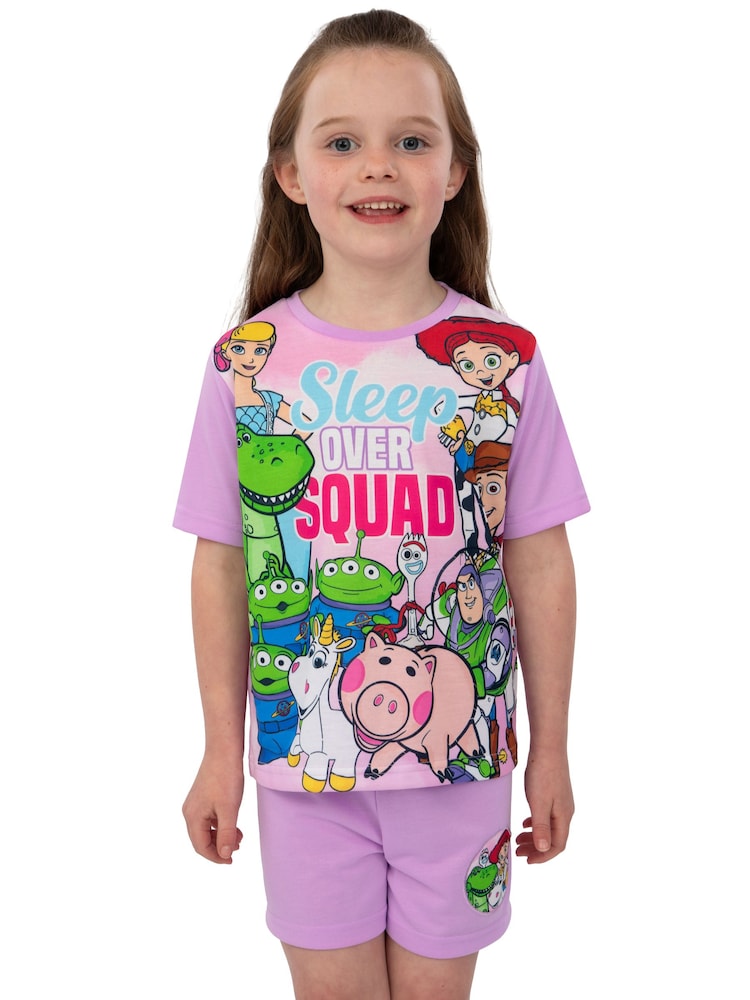 Character Purple Disney Toy Story Short Pyjamas - Image 1 of 9 Character Purple Disney Toy Story Short Pyjamas - Image 1 of 9