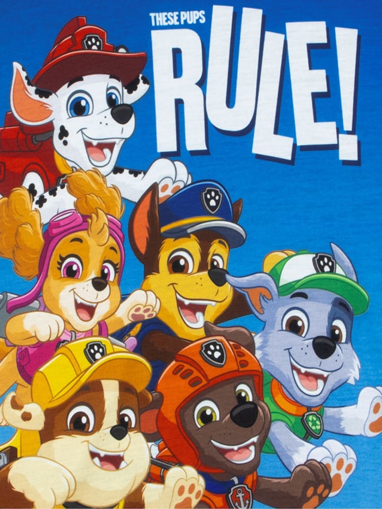 Character Blue PAW Patrol Short Sleeve Pyjamas - Image 10 of 10