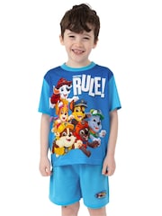 Character Blue PAW Patrol Short Sleeve Pyjamas - Image 2 of 10