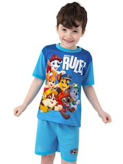 Character Blue PAW Patrol Short Sleeve Pyjamas - Image 3 of 10