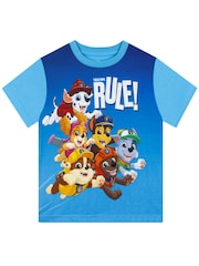 Character Blue PAW Patrol Short Sleeve Pyjamas - Image 7 of 10