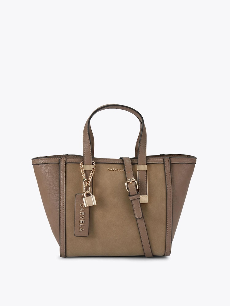 Carvela Brown Minori Mini Tote Bag - Image 1 of 4