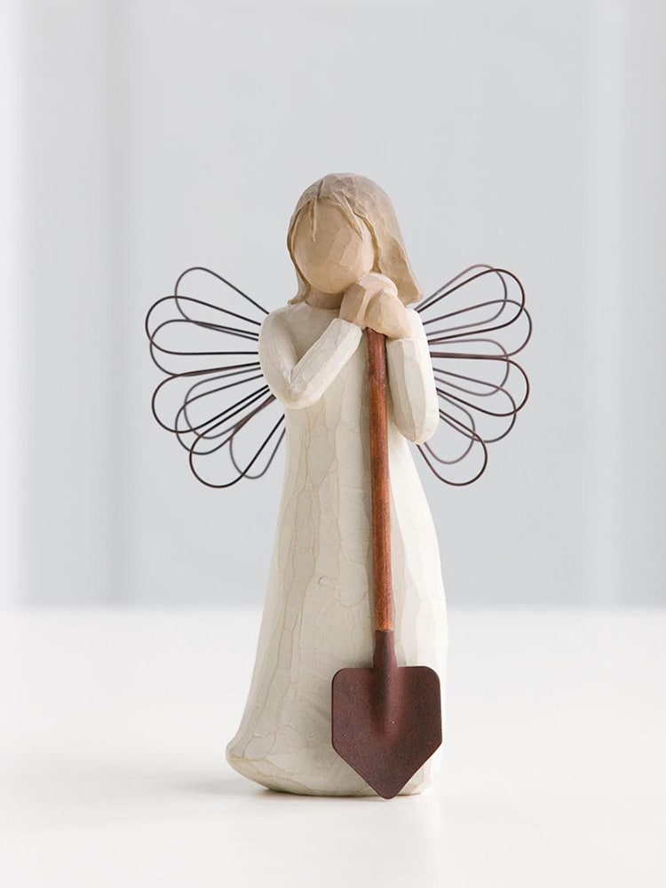 Willow Tree Off White Angel Of The Garden Figurine - Image 1 of 3 Willow Tree Off White Angel Of The Garden Figurine - Image 1 of 3