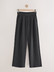 Charcoal Grey Slinky Wide Leg Trousers - Image 6 of 8
