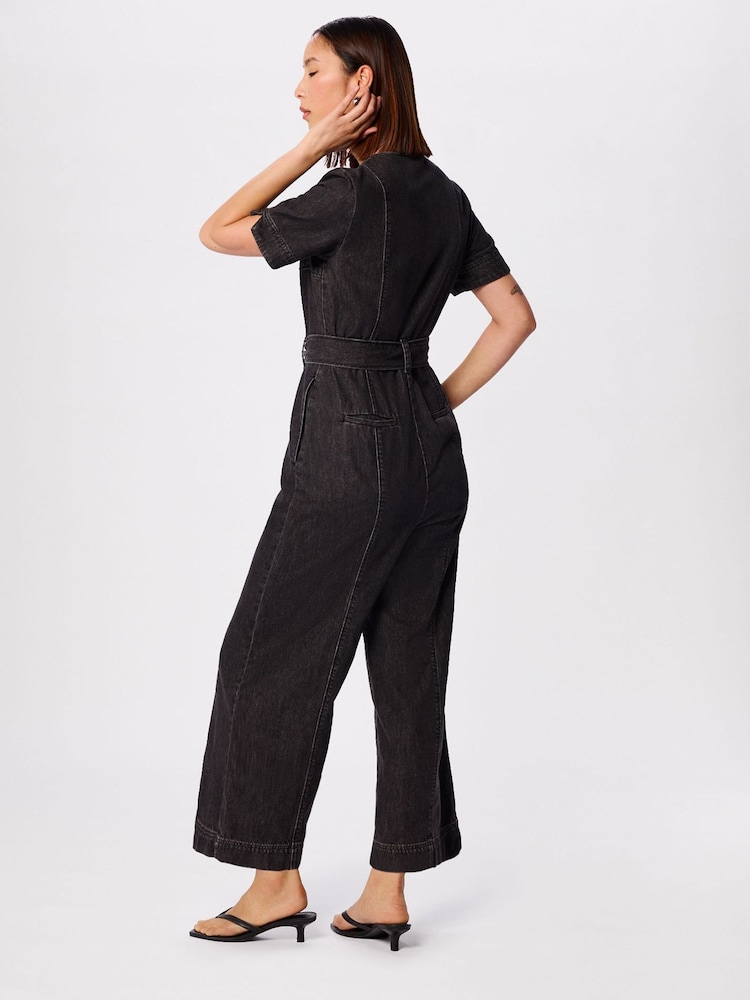 Whistles Grey Button Down Jumpsuit - Image 2 of 5