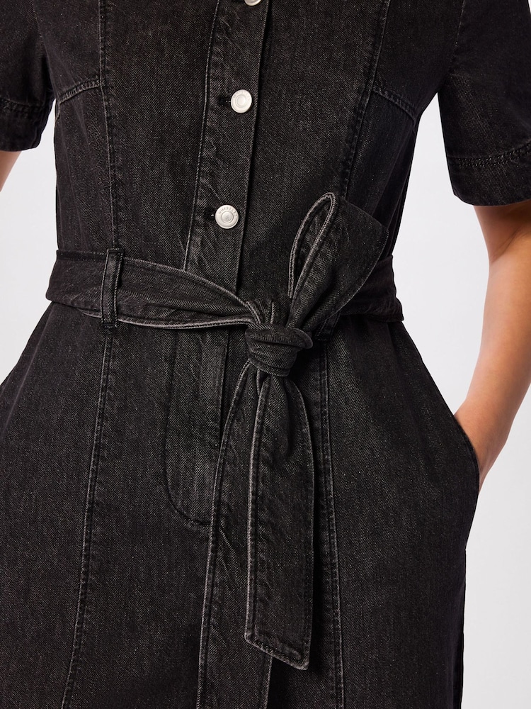 Whistles Grey Button Down Jumpsuit - Image 5 of 5