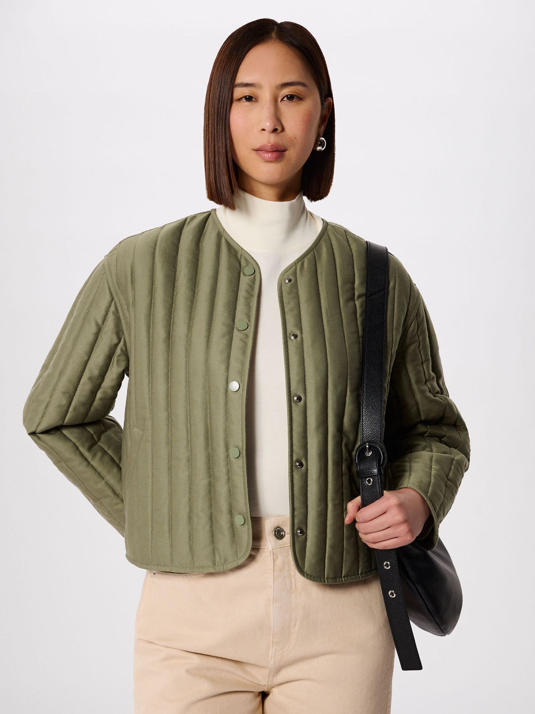 Buy Whistles Green Cone Sleeve Quilted Jacket from Next USA