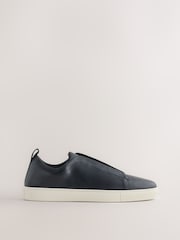 Black Elastic Lace Smart Trainers - Image 5 of 8