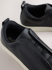Black Elastic Lace Smart Trainers - Image 6 of 8