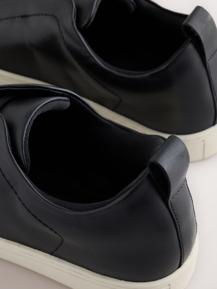 Black Elastic Lace Smart Trainers - Image 8 of 8 Black Elastic Lace Smart Trainers - Image 8 of 8