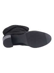 Hush Puppies Black Cosima Ruched Boots - Image 4 of 5