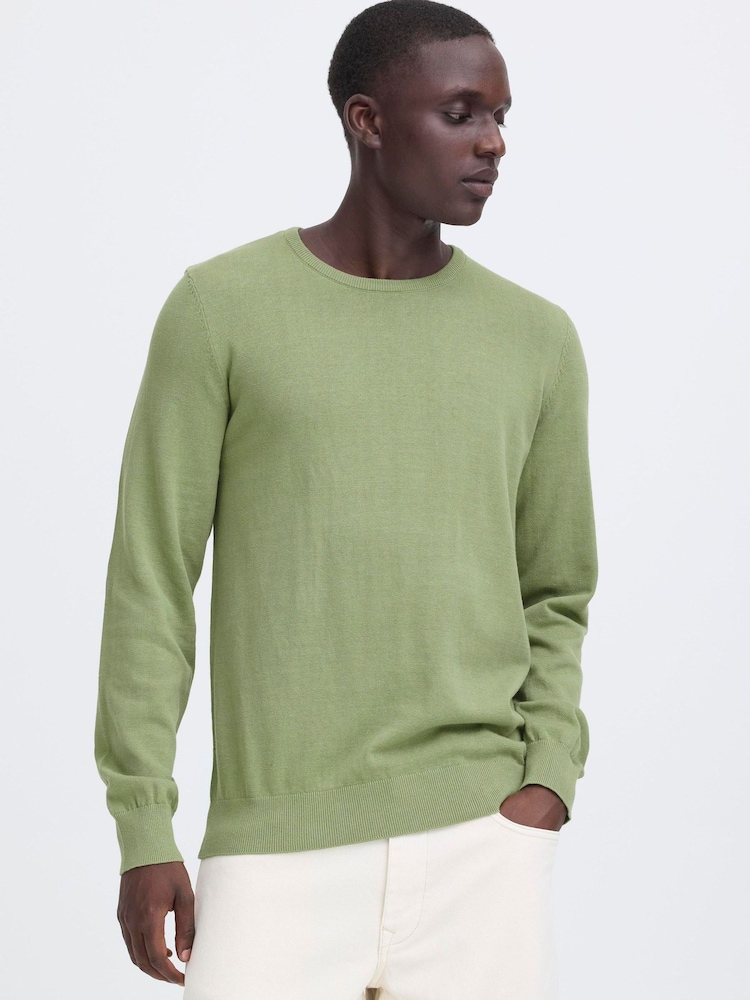 Blend Green Bray Crew Neck Jumper - Image 1 of 8