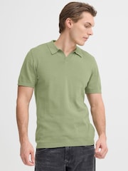 Blend Green Bray Open Collar Polo Shirt - Image 1 of 7