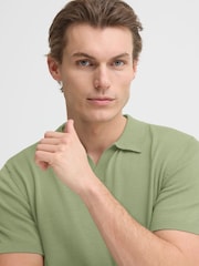 Blend Green Bray Open Collar Polo Shirt - Image 4 of 7
