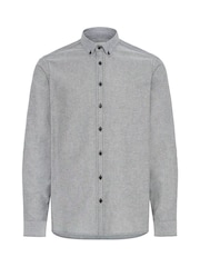 Blend Grey Adas Long Sleeve Oxford Shirt - Image 6 of 7