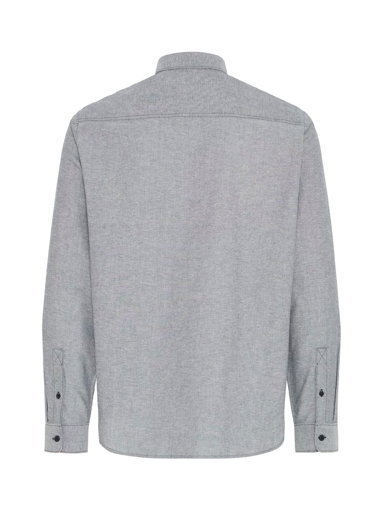 Blend Grey Adas Long Sleeve Oxford Shirt - Image 7 of 7