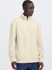 Blend Natural Brody High-Neck Quarter Zip Sweatshirt - Image 1 of 6