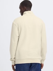 Blend Natural Brody High-Neck Quarter Zip Sweatshirt - Image 2 of 6