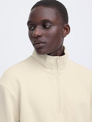 Blend Natural Brody High-Neck Quarter Zip Sweatshirt - Image 4 of 6