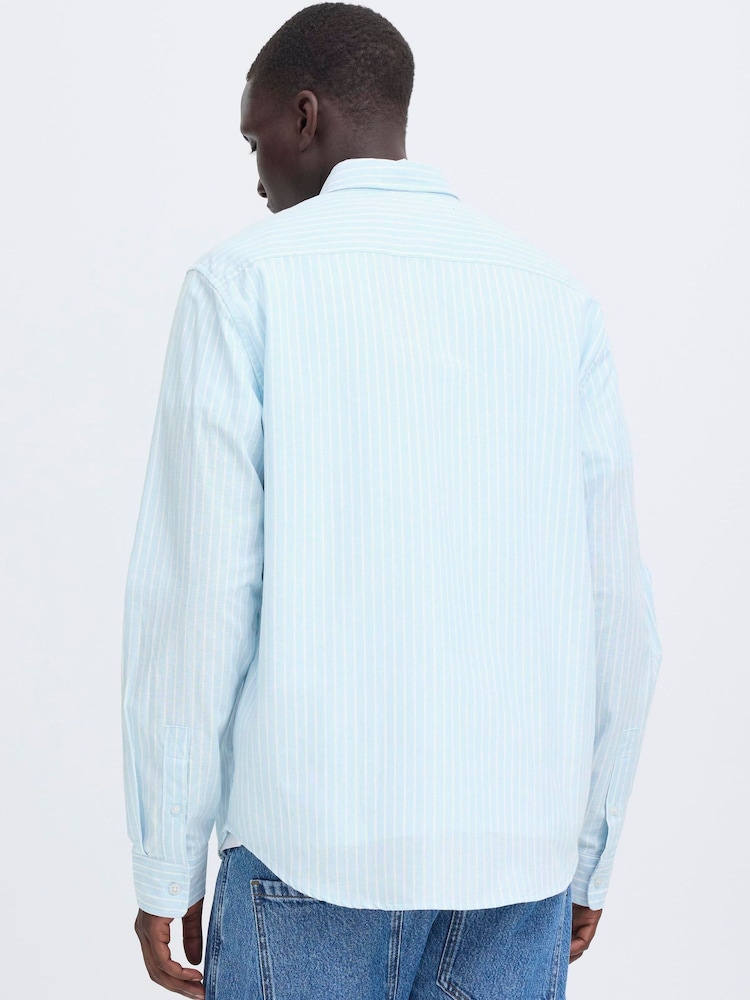 Blend Blue Adas Oxford Long Sleeve Shirt - Image 2 of 8