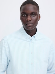 Blend Blue Adas Oxford Long Sleeve Shirt - Image 4 of 8