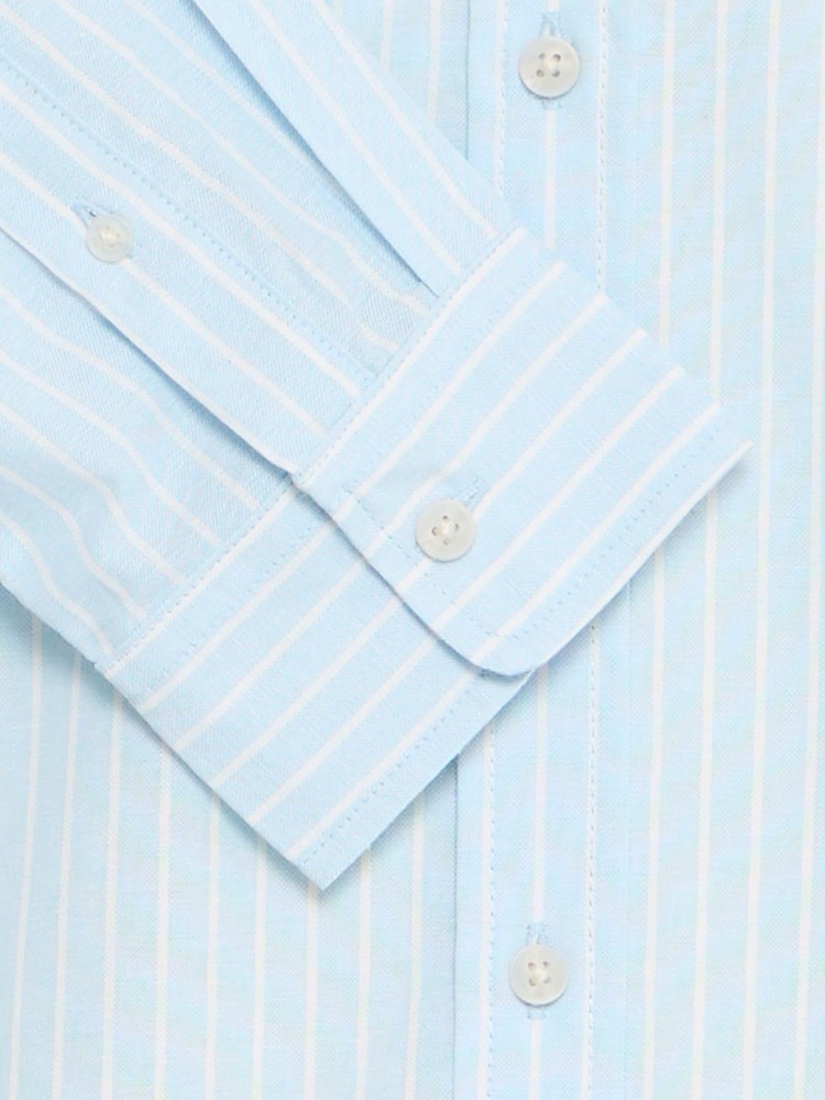 Blend Blue Adas Oxford Long Sleeve Shirt - Image 8 of 8