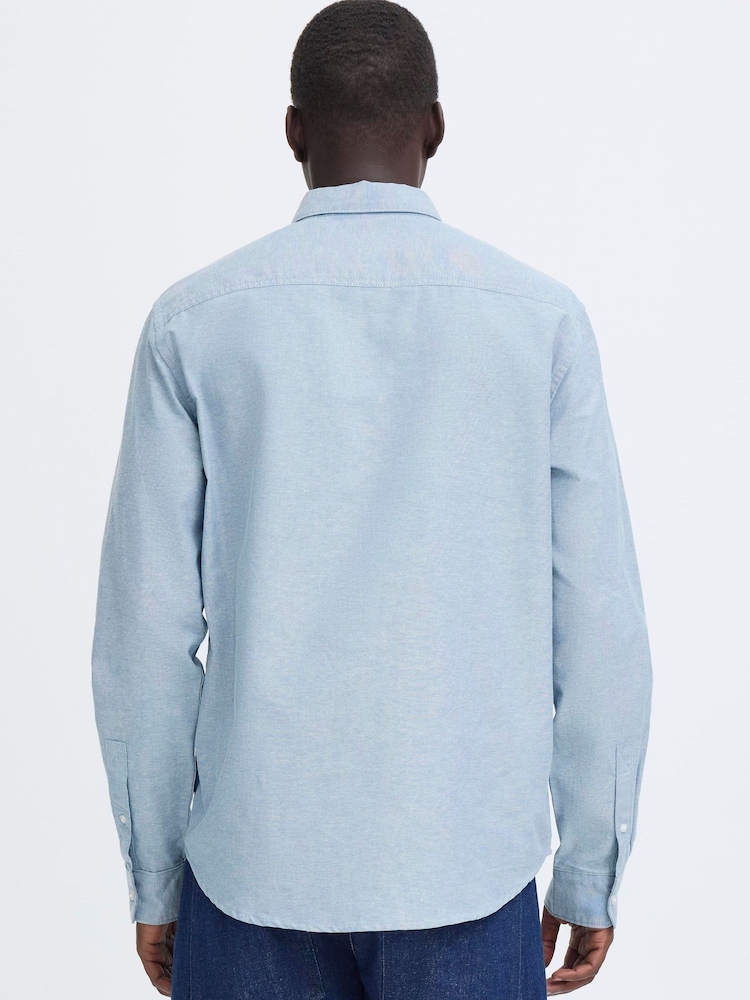 Blend Blue Adas Long Sleeve Oxford Shirt - Image 2 of 8
