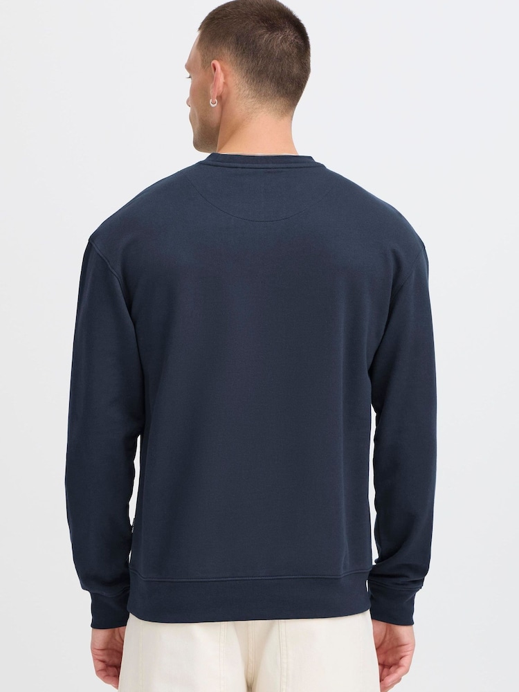 Blend Blue Brody Crew Neck Sweatshirt - Image 2 of 8 Blend Blue Brody Crew Neck Sweatshirt - Image 2 of 8