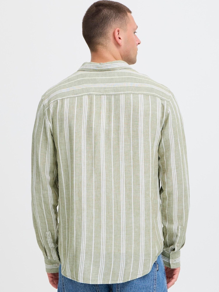 Blend Green Bobby Long Sleeved Relaxed Shirt - Image 2 of 8