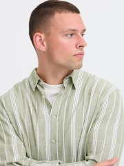 Blend Green Bobby Long Sleeved Relaxed Shirt - Image 4 of 8