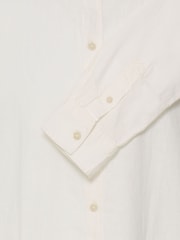 Blend White Bobby Long Sleeve Linen Blend Shirt - Image 8 of 8