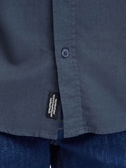 Blend Blue Bobby Long Sleeve Linen Blend Shirt - Image 5 of 8