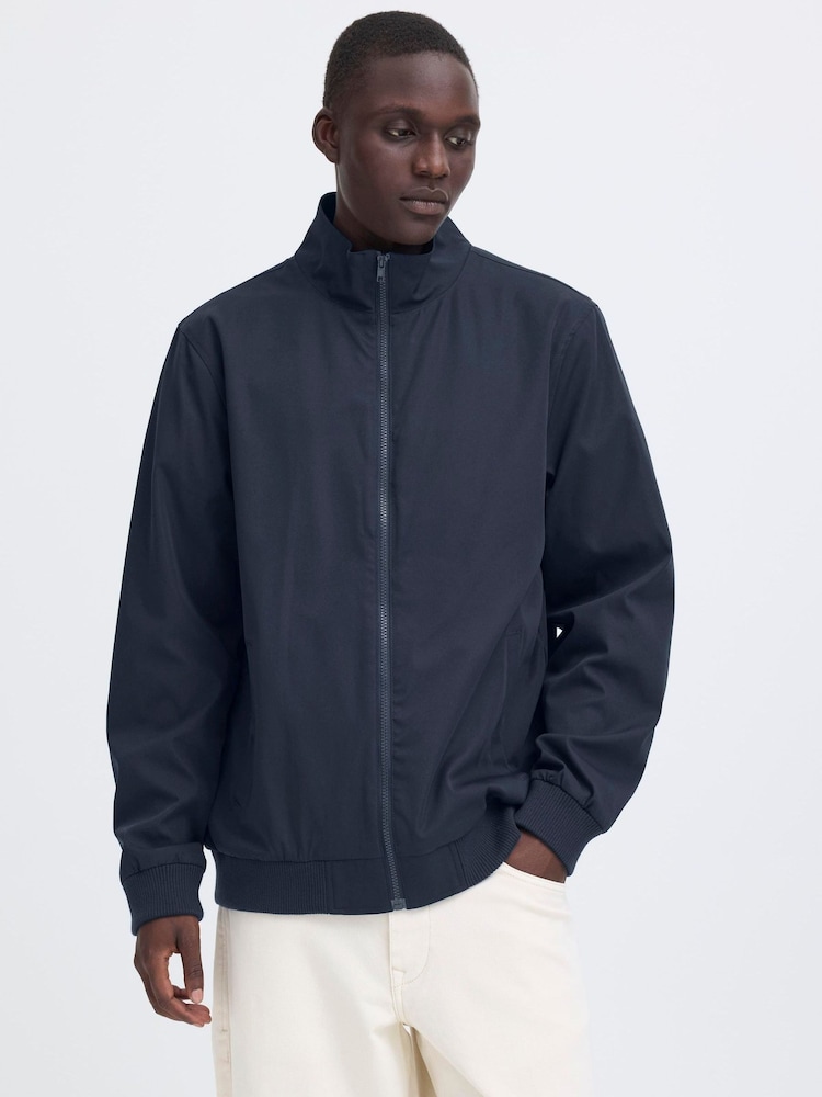 Blend Blue Efi Zip-Neck Bomber Jacket - Image 1 of 8