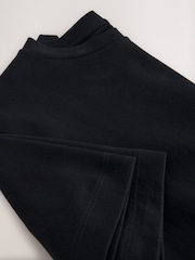 Black Heavyweight Short Sleeve Crew Neck T-Shirt - Image 8 of 8