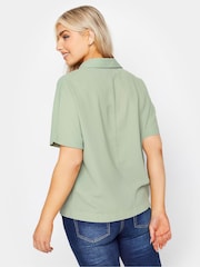 M&Co Green Short Sleeve Utility Shirt - Image 4 of 6
