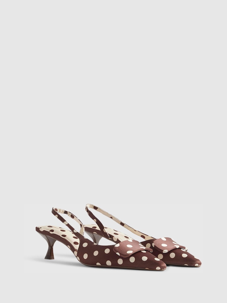 River Island Polka Dot Slingback Pumps - Bilde 2 av 5 River Island Polka Dot Slingback Pumps - Bilde 2 av 5
