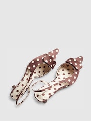 River Island Polka Dot Slingback Pumps - Bilde 3 av 5