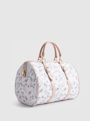 River Island Cream Ditsy Floral Barrel Bag - Image 3 of 5