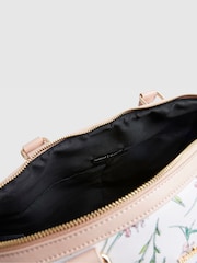 River Island Cream Ditsy Floral Barrel Bag - Image 4 of 5