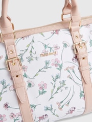 River Island Cream Ditsy Floral Barrel Bag - Image 5 of 5