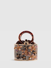 River Island Flower Cage Bag - صورة 2 من 6