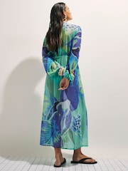 River Island Orchid Print Maxi Tunic - Bild 2 von 4
