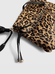 River Island Brown Tassel Leopard Chain Shoulder Bag - Image 5 of 6