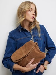 River Island Brown Tassel Chain Shoulder Bag - Image 1 of 6